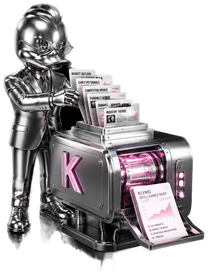 Klymo signal machine mascot printing intelligence briefs